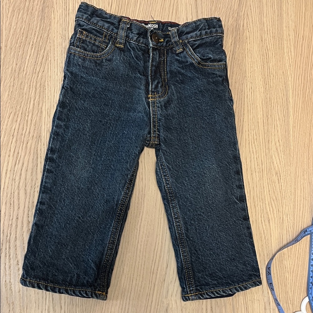 OshKosh B'gosh Baby Dark Blue Fleece lined Jeans